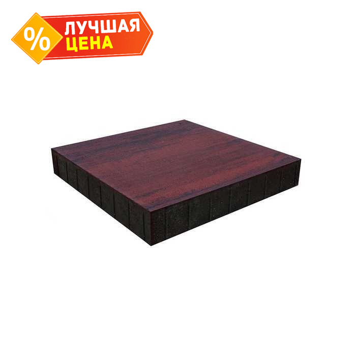 Дорожная плита BRAER Голливуд Color Mix Закат, 1000x1000x160 мм