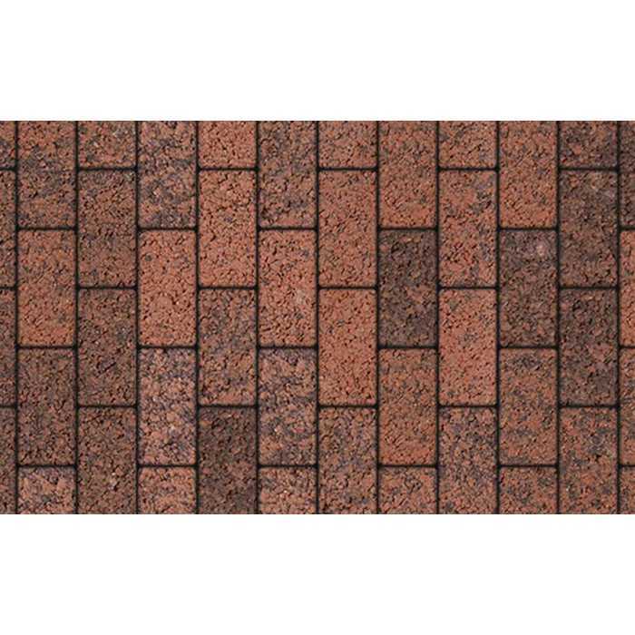 Плитка тротуарная Прямоугольник (Ла-Линия) Б.2.П.6 Листопад гранит Клинкер 200x100x60 мм