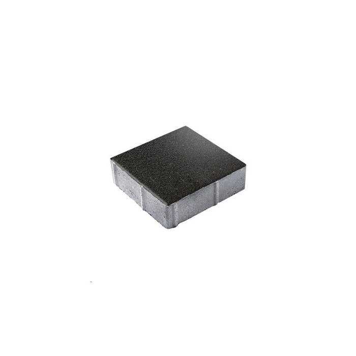 Плитка тротуарная Квадрат (ЛА-Линия) Б.1.К.8 гранит черный 300x300x80 мм