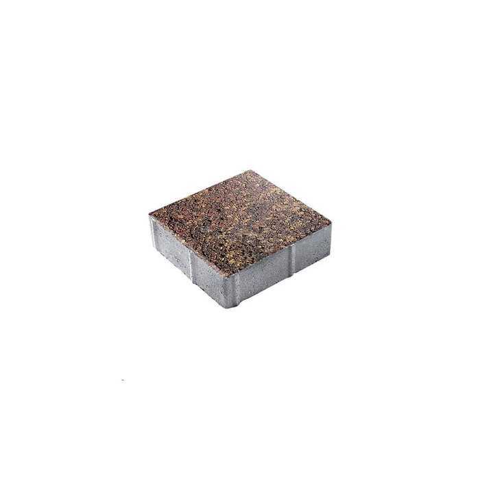 Плитка тротуарная Квадрат (ЛА-Линия) Б.1.К.8 Листопад гладкий Осень 300x300x80 мм