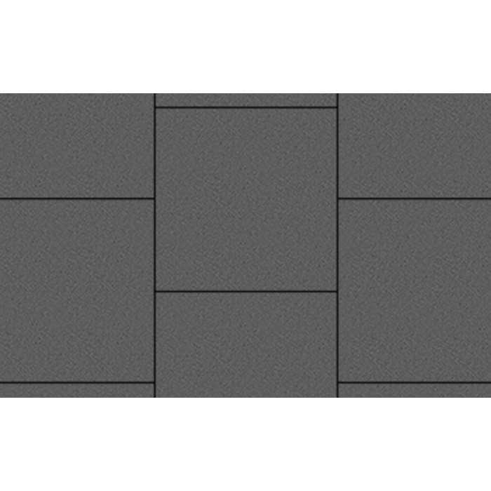 Плитка тротуарная Квадрум (Квадрат) Б.6.К.8 гладкий серый
